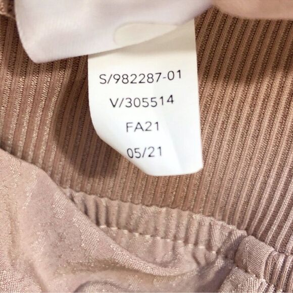 ATHLETA Brooklyn Textured Ankle Pant 982287 in Grain Camo Mocha Latte Size 8 - Picture 14 of 14